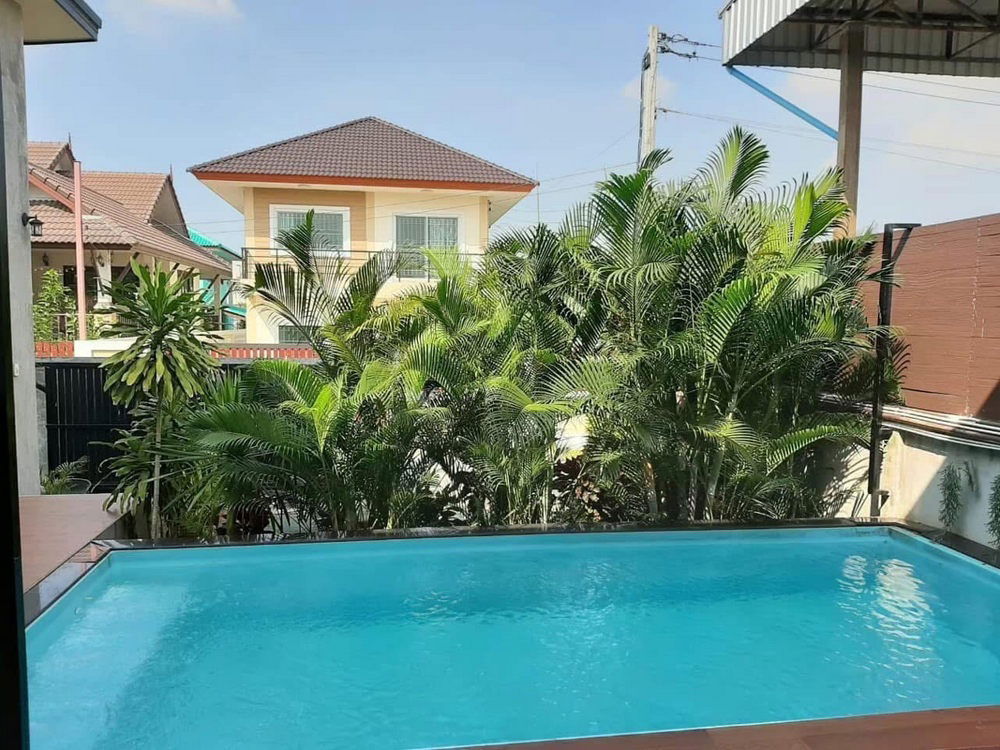 รูป Call : 095-843-5693 บ้านพูลวิลล่า Tropical Loft สรงประภา-ศรีสมาน สระระบบเกลือ และ Jacuzzi ตกแต่งครบ เข้าอยู่ได้ทันที ใกล้โรบินสันศรีสมาน - รูปที่ 4/13