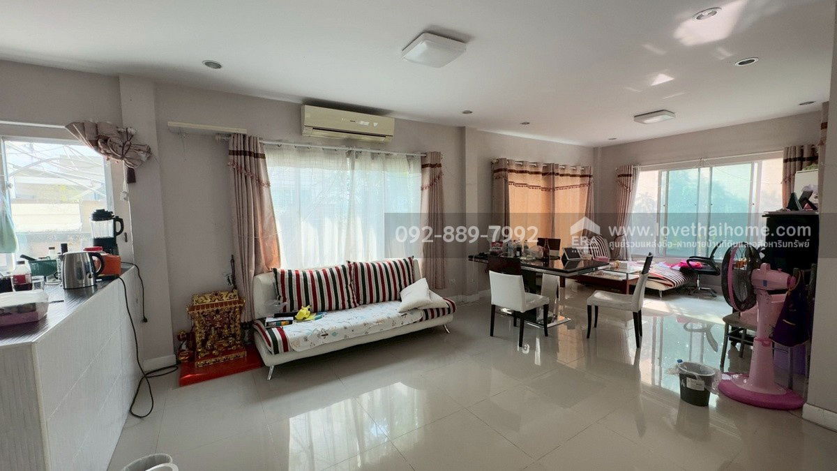 รูป ขายบ้านเดี่ยว 2 ชั้น หมู่บ้านเดอะแกรนด์ พระราม2 โซนอินฟิเนีย ถนนพระราม2 พื้นที่ 76.4 ตรว. ใกล้เซ็นทรัลมหาชัย บ้านหลังมุม ราคาถูก - รูปที่ 4/9