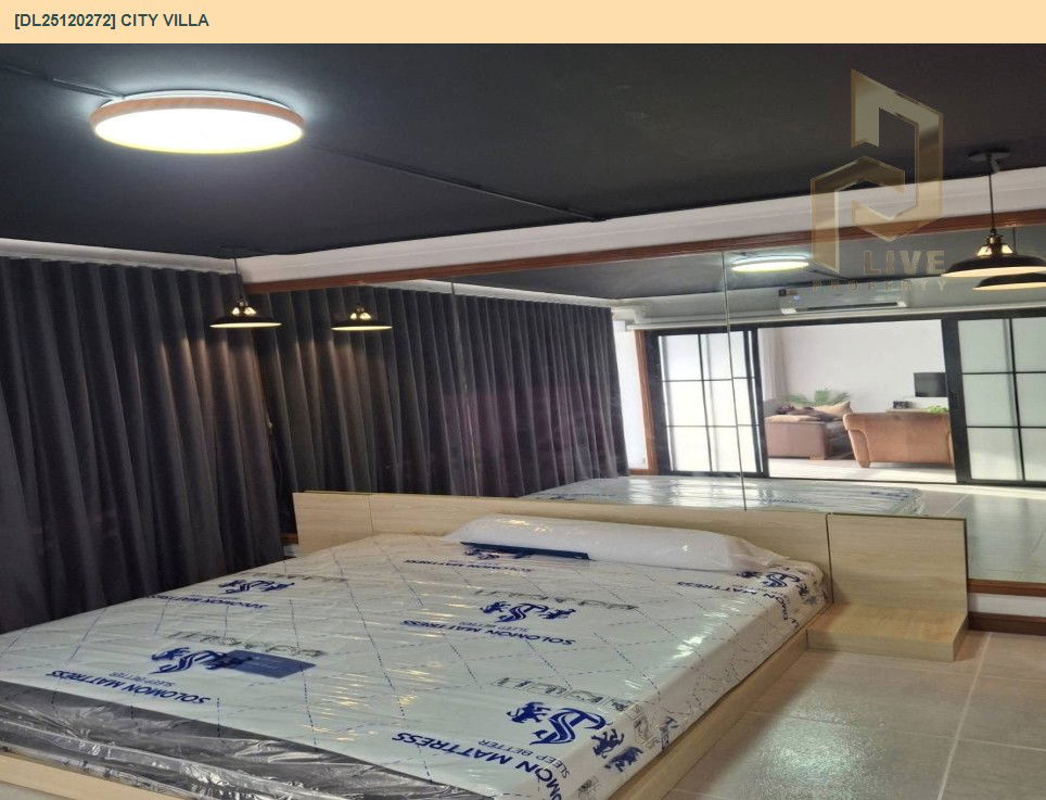 รูป DL25120272 ให้เช่าคอนโด ซิตี้ วิลล่า (City Villa) ใกล้ - พร้อมเข้าอยู่ โทรด่วน 0800343450 LineID @655ebbvc - รูปที่ 3/16