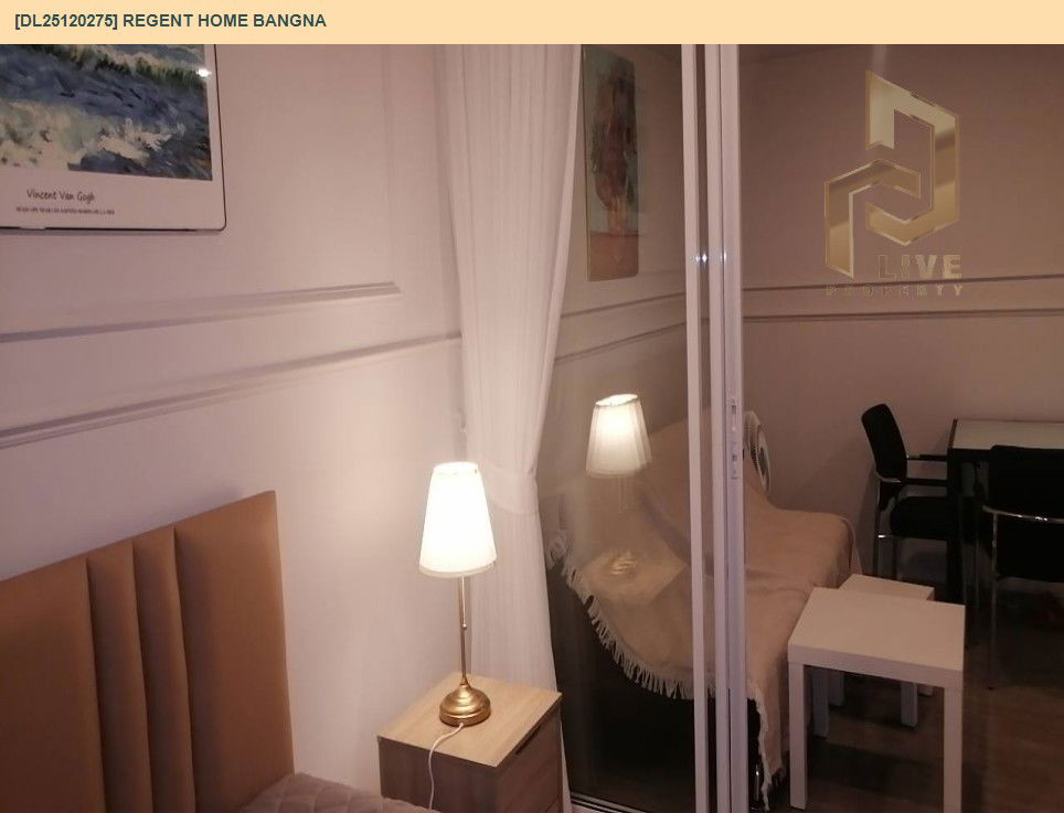 picture DL25120275 Condo for rent, Regent home bangna near BTS Bang Na, ready to move in, call urgently 0638692663 LineID @162cjixi - 5/12