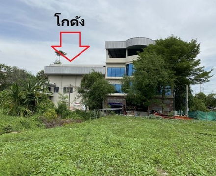 ให้เช่าอาคารสำนักงาน 4 ชั้น พร้อมโกดัง / พื้นที่ใช้สอยรวม 1750 ตารางเมตร ถนนเลี่ยงเมืองนนทบุรี / ใกล้ สนามบินน้ำ