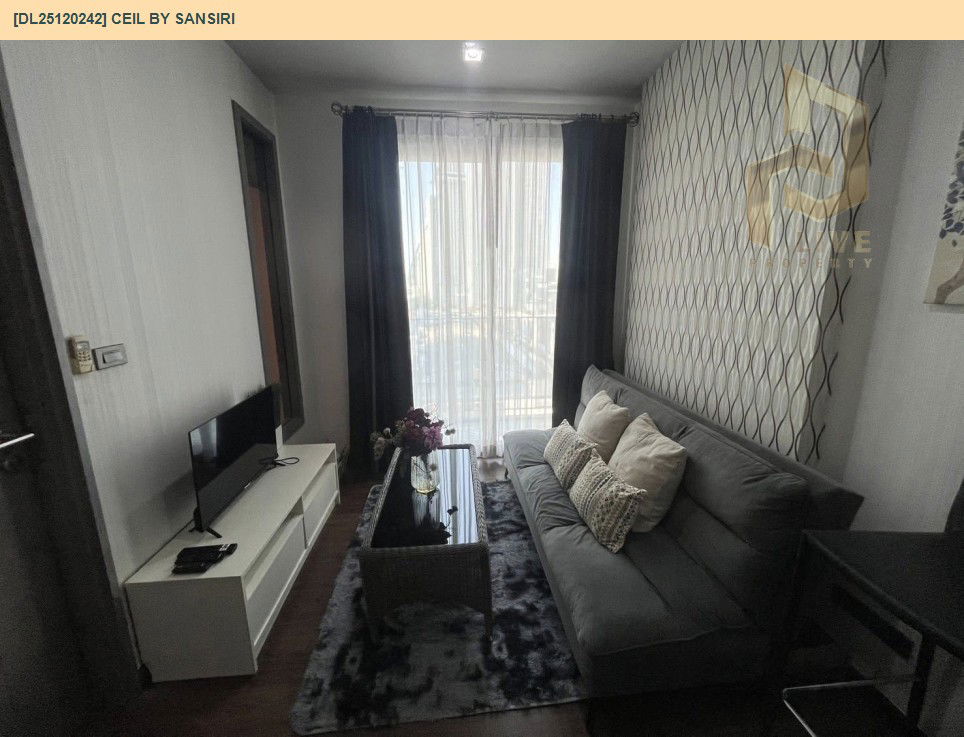 รูป DL25120242 ให้เช่าคอนโด ซีล บาย แสนสิริ (Ceil by Sansiri) ใกล้ BTS เอกมัย พร้อมเข้าอยู่ โทรด่วน 0638692663 LineID @897iyzll - รูปที่ 3/11