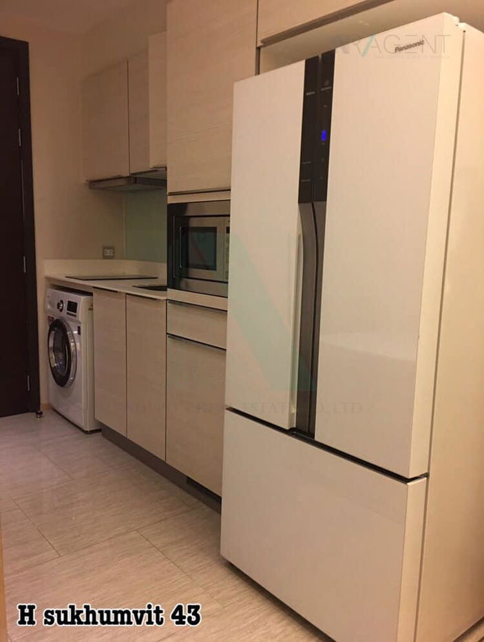 รูป 📌 ให้เช่าคอนโด เอช สุขุมวิท 43 อาคาร 1 ชั้น 9 1 ห้องนอน ขนาด 43.00 ตรม ใกล้ BTS พร้อมพงษ์ - รูปที่ 7/8