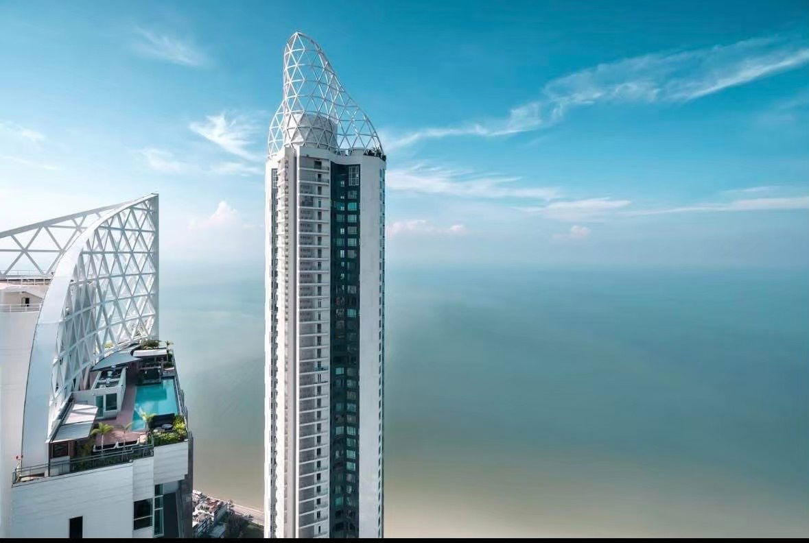 picture For Rent: Jomtien Reflection - 2 Bed Luxury Pattaya condo on 3rd floor with sea view - 23/26