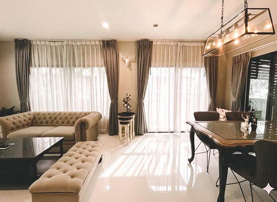 picture FOR SELL Burasiri Wongwaen - Onnut / 3 bedrooms 3 bathrooms / 50 Sqw. 165 Sqm. **6.99 MB** Beautiful house. - 2/14