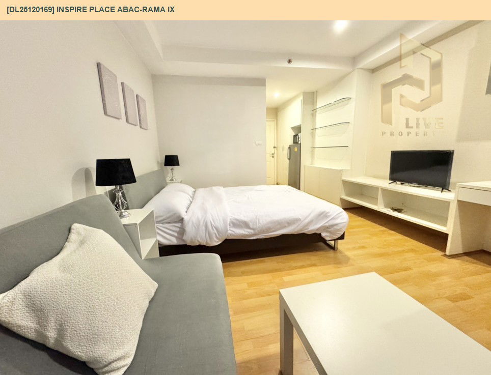 picture DL25120169 Condo for rent, Inspire Place ABAC-Rama IX near -, ready to move in, call urgently 0638692663 LineID @897iyzll - 2/8