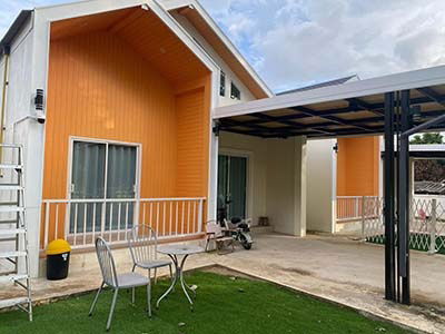 รูป ขายบ้านเดี่ยวชั้นเดียว 2 ห้องนอน 1 ห้องน้ำ 1 ห้องครัว 1 ที่จอดรถ - รูปที่ 2/10