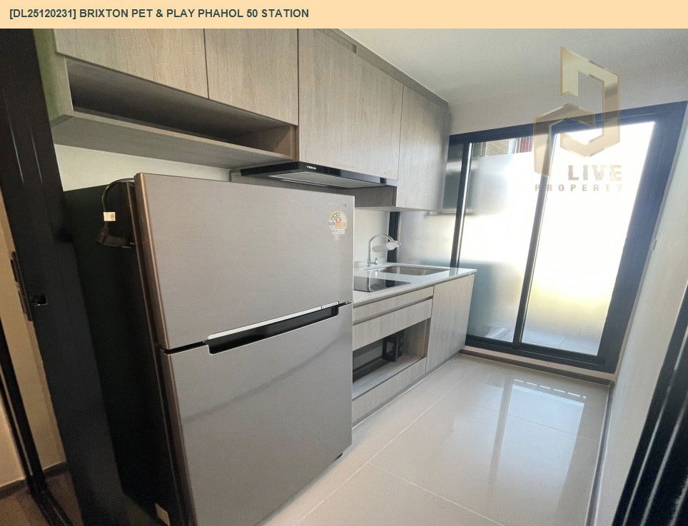 picture DL25120231 Condo for rent, Brixton Pet & Play Phahol 50 Station near -, ready to move in, call urgently 0638692663 LineID @655ebbvc - 8/10
