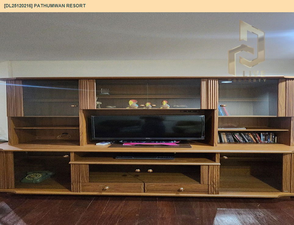 รูป DL25120216 ให้เช่าคอนโด ปทุมวัน รีสอร์ท (Pathumwan Resort) ใกล้ BTS พญาไท พร้อมเข้าอยู่ โทรด่วน 0653619502 LineID @534wlwof - รูปที่ 5/7