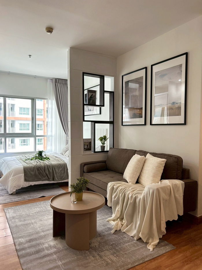 รูป ให้เช่า คอนโดไอวี่ริเวอร์ ราษฎร์บูรณะ ติดแม่น้ำเจ้าพระยา ห้องรีโนเวทใหม่สวยตรงปก - รูปที่ 10/16