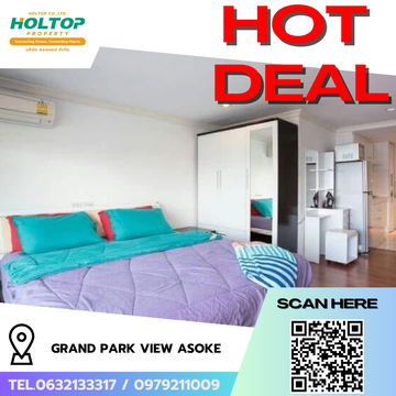 #R8080 🎉 091268 Condo for rent: Grand Park View Asoke
