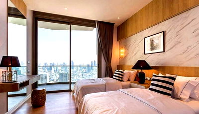 คอนโดให้เช่า : ST417 ให้เช่า — Magnolias Waterfront Residences คอนโดลักชัวรี่ระดับแลนด์มาร์ค ริมแม่น้ำเจ้าพระยา