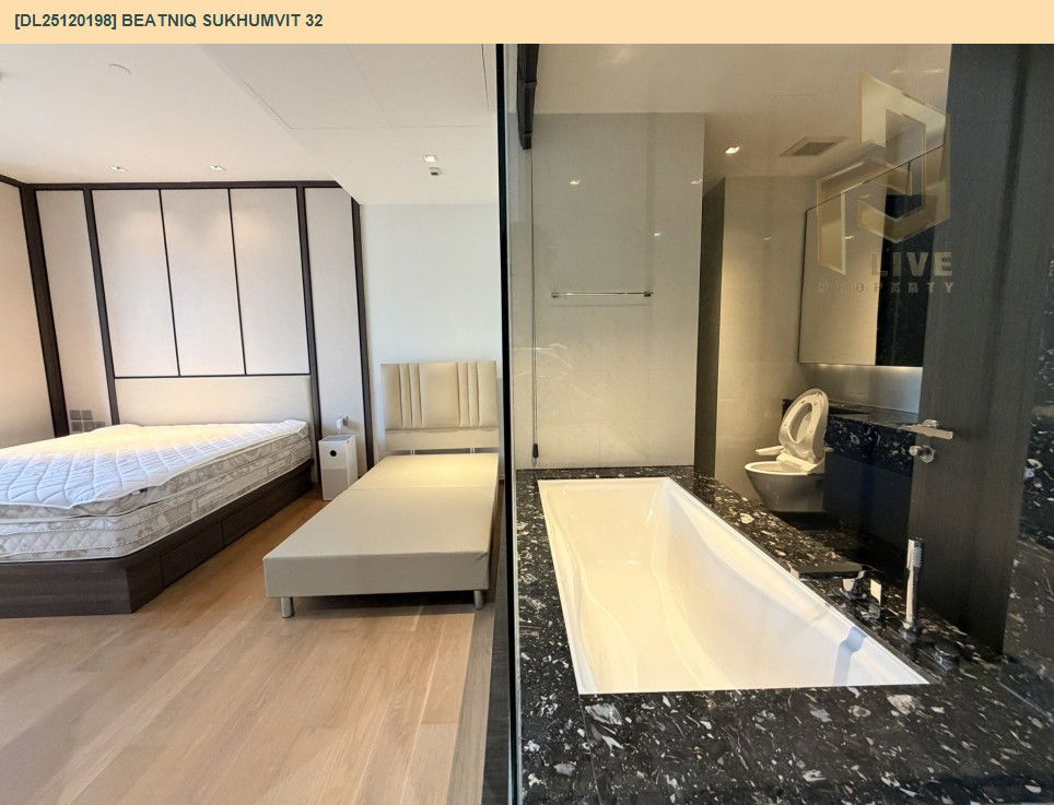 รูป DL25120198 ให้เช่าคอนโด บีทนิค สุขุมวิท 32 (Beatniq Sukhumvit 32) ใกล้ BTS ทองหล่อ พร้อมเข้าอยู่ โทรด่วน 0653619502 LineID @534wlwof - รูปที่ 10/15