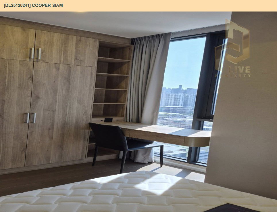 รูป DL25120241 ให้เช่าคอนโด คูเปอร์ สยาม (Cooper Siam) ใกล้ BTS สนามกีฬาแห่งชาติ พร้อมเข้าอยู่ โทรด่วน 0638692663 LineID @897iyzll - รูปที่ 5/8