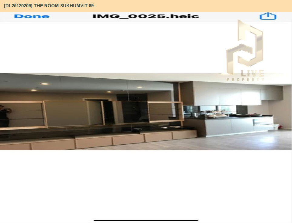 รูป DL25120209 ให้เช่าคอนโด เดอะ รูม สุขุมวิท 69 (The Room Sukhumvit 69) ใกล้ BTS พระโขนง พร้อมเข้าอยู่ โทรด่วน 0638692663 LineID @897iyzll - รูปที่ 8/9