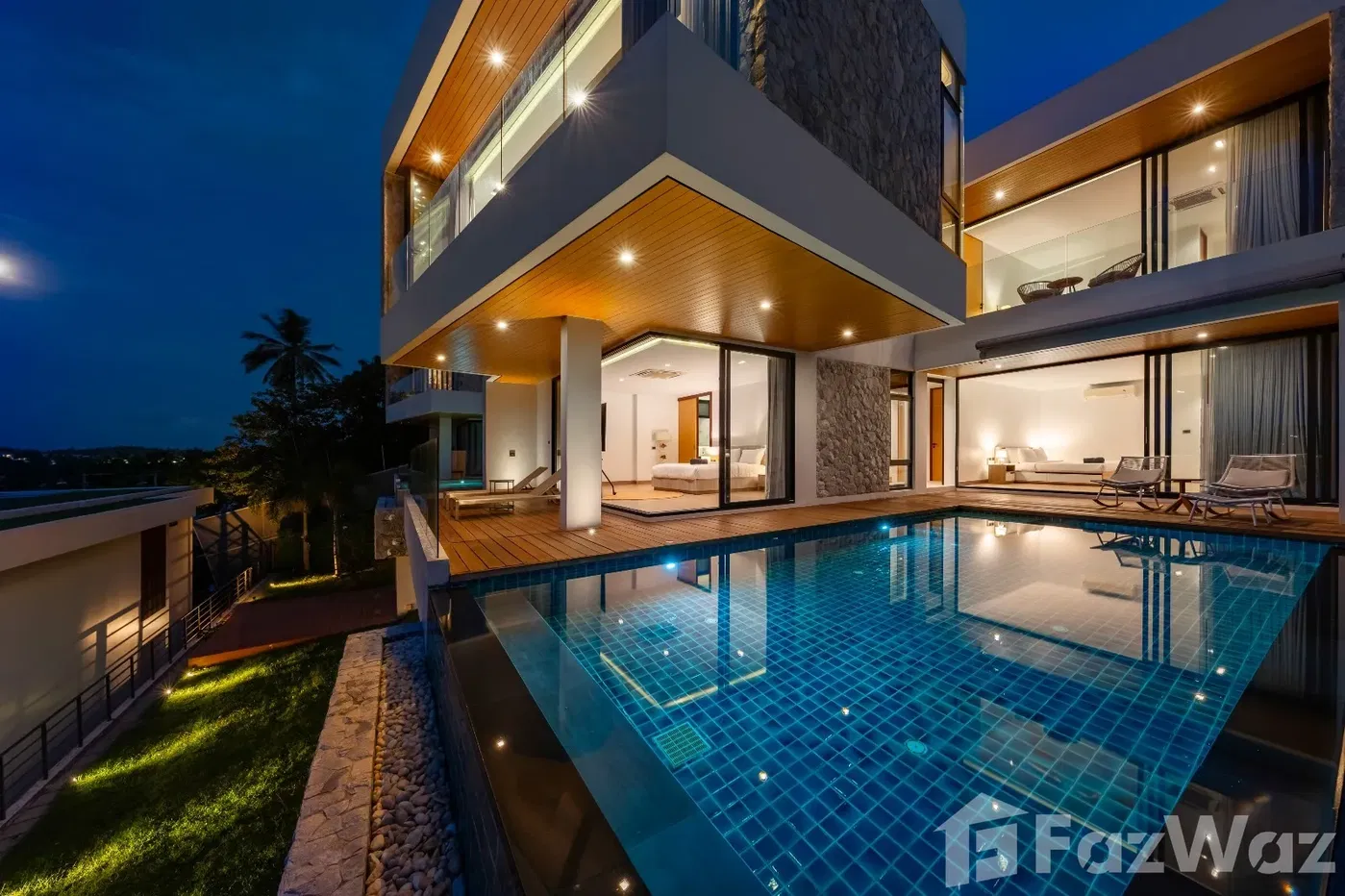 picture ð Modern 4-Bedroom Pool Villa for Rent & Sale â Partial Sea 5596317 - 9/16