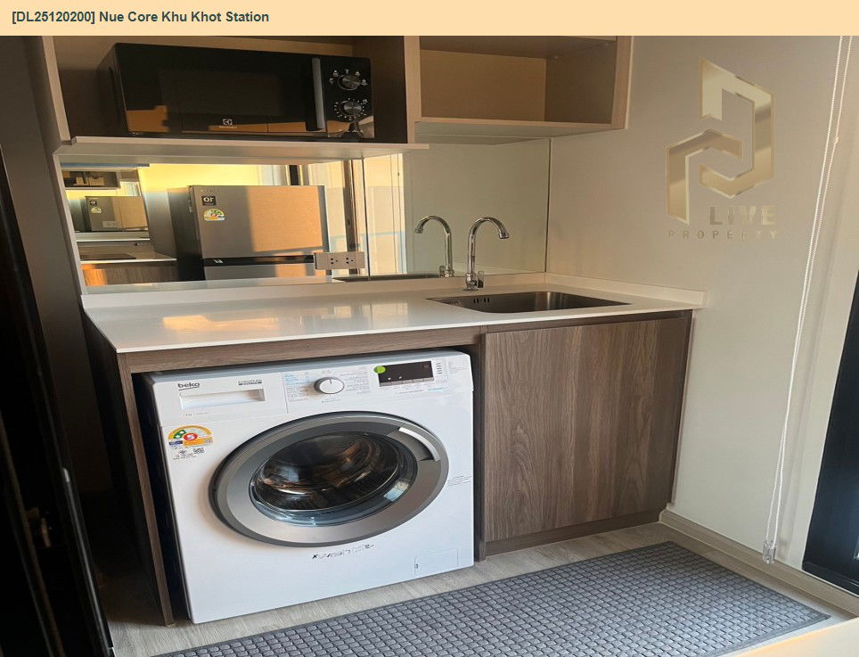 picture DL25120200 Condo for rent, Nue Core Khu Khot Station near BTS Khu Khot, ready to move in, call urgently 0638692663 LineID @897iyzll - 7/10