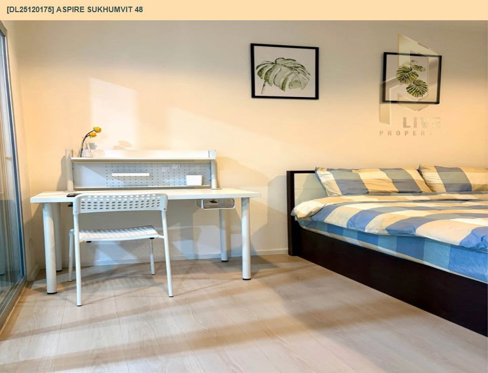 picture DL25120175 Condo for rent, Aspire Sukhumvit 48 near BTS Phra Khanong, ready to move in, call urgently 0638692663 LineID @655ebbvc - 6/12