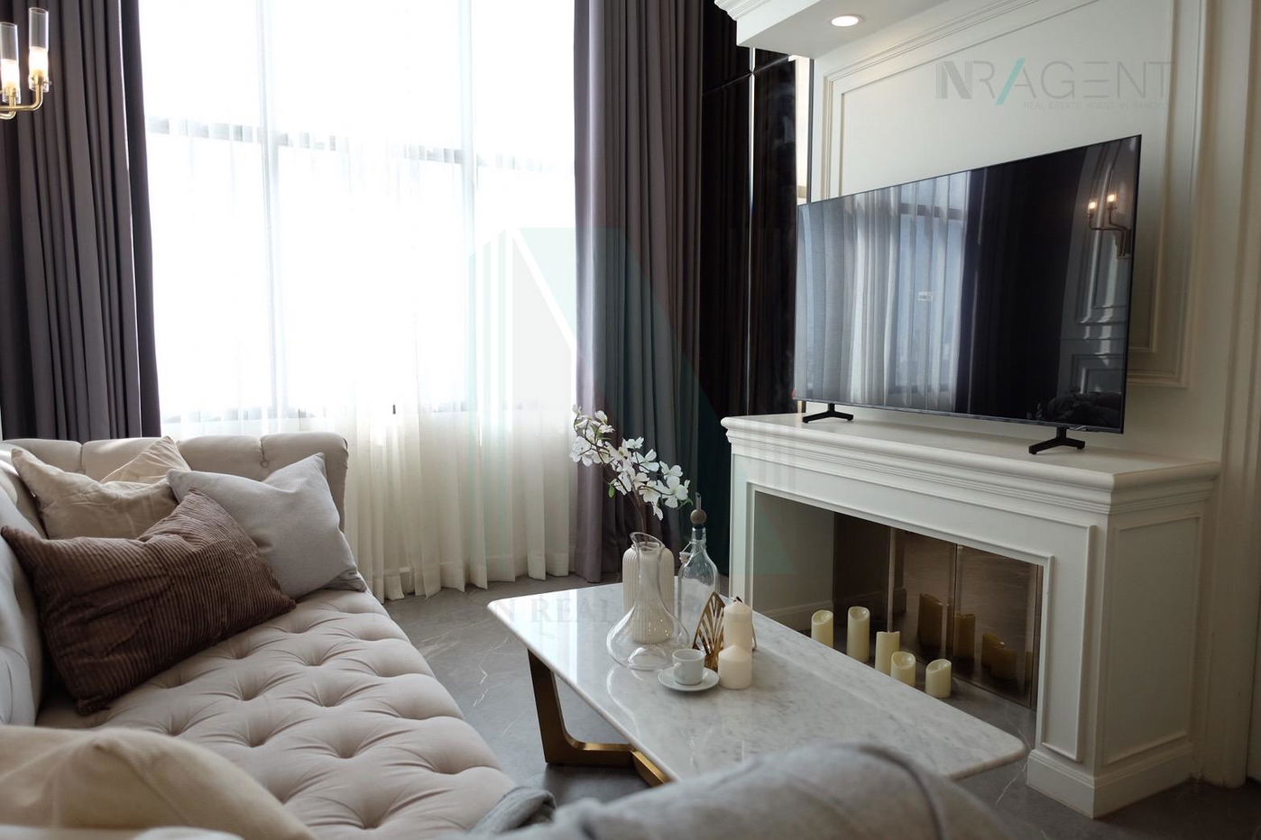 picture ðĐ For Sell Condo KNIGHTSBRIDGE PRIME SATHORN Building 1, Floor 30,2 bed room, Room size 58 sqm - 6/8