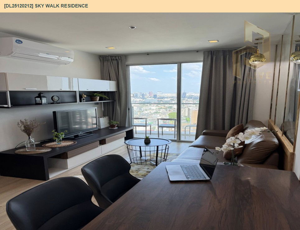 picture DL25120212 Condo for rent, Sky Walk Residence  near BTS Phra Khanong, ready to move in, call urgently 0638692663 LineID @162cjixi - 3/12