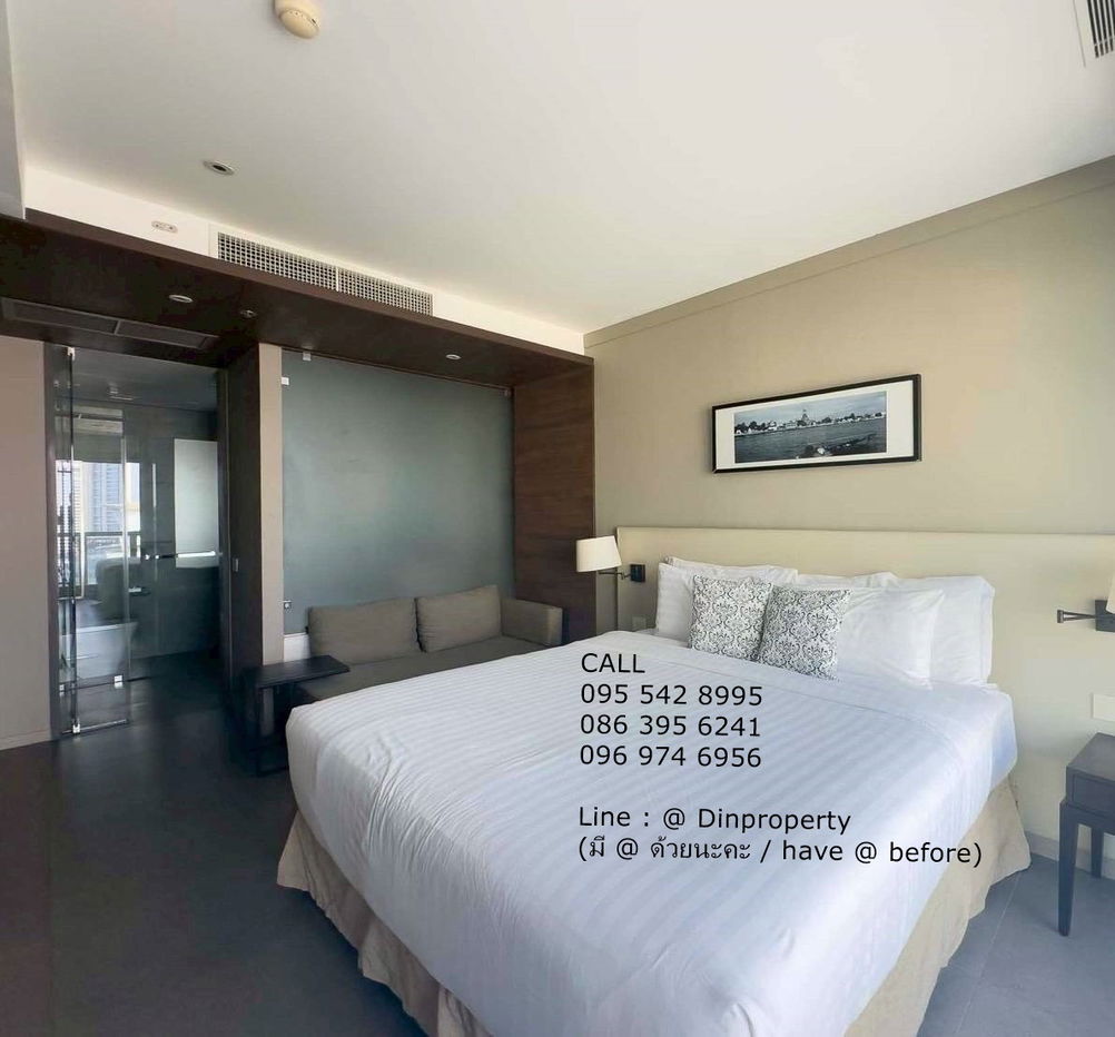 picture For Rent The River 1 Bedroom  River View BTS SaphanTaksin BTS Krungthonburi  ICONSIAM - 3/7