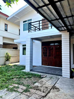 เช่าบ้านเดี่ยว ศูนย์ฝึกอบรม tot : HR3084ให้เช่าบ้านเดี่ยว 2 ชั้น ซอยติวานนท์ 22 ใกล้รถไฟฟ้าสายสีชมพูสถานีแคราย เหมาะอยู่อาศัย