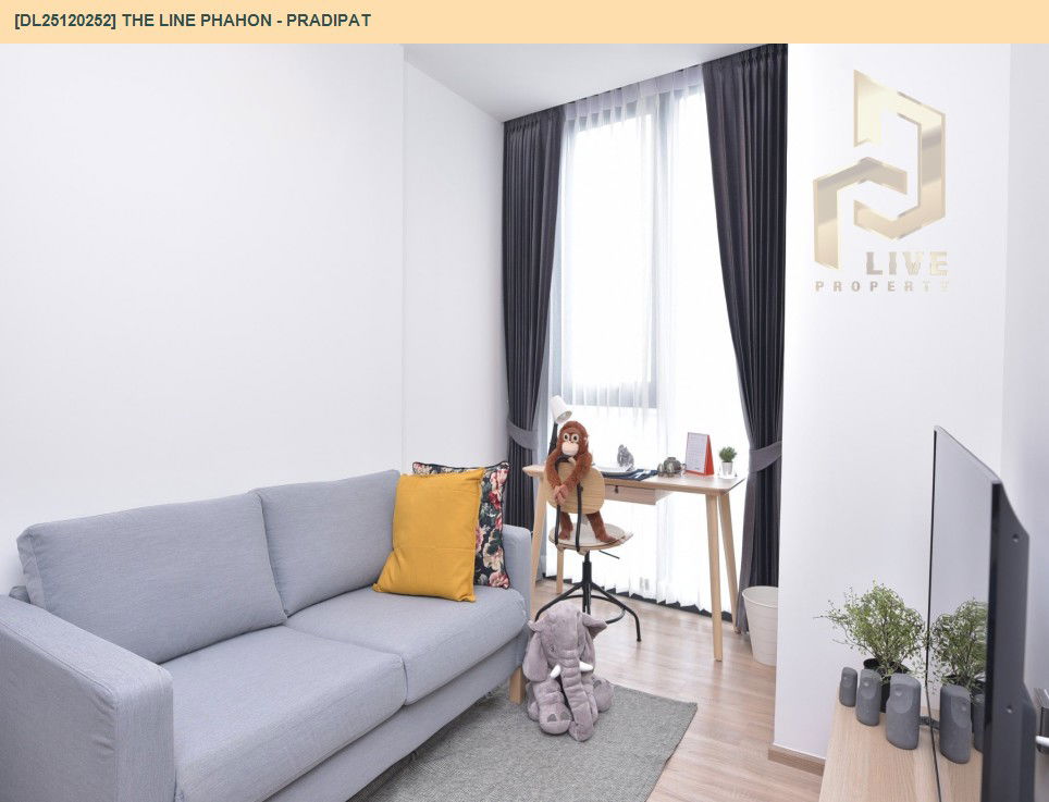 รูป DL25120252 ให้เช่าคอนโด เดอะ ไลน์ พหล - ประดิพัทธ์ (THE LINE Phahon - Pradipat) ใกล้ BTS สะพานควาย พร้อมเข้าอยู่ โทรด่วน 0614453194 LineID @162cjixi - รูปที่ 10/10