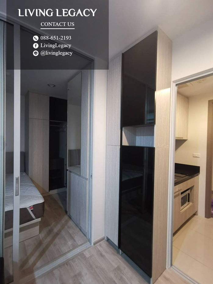 picture T6VU26 Condo For Rent Niche Mono Ramkhamhaeng 35 Sq.M. Floor 20 line id : @livinglegacy - 3/10