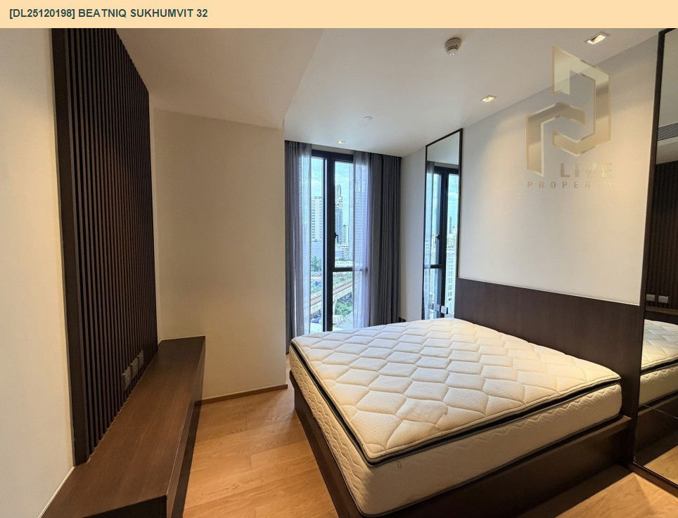 รูป DL25120198 ให้เช่าคอนโด บีทนิค สุขุมวิท 32 (Beatniq Sukhumvit 32) ใกล้ BTS ทองหล่อ พร้อมเข้าอยู่ โทรด่วน 0653619502 LineID @534wlwof - รูปที่ 12/15
