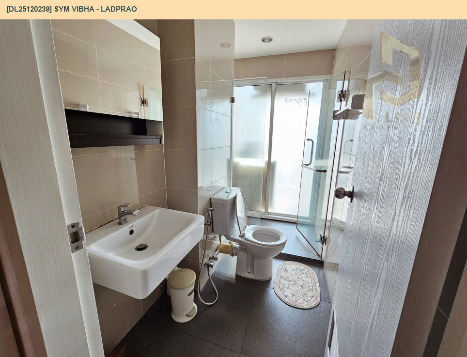 รูป DL25120239 ให้เช่าคอนโด ซิม วิภา - ลาดพร้าว (SYM Vibha - Ladprao) ใกล้ BTS สวนจตุจักร พร้อมเข้าอยู่ โทรด่วน 0800343450 LineID @655ebbvc - รูปที่ 8/8
