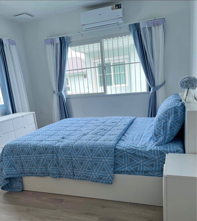 picture House for Rent – Villaggio 2 Srinakarin–Bangna Beautiful detached house in Bangna area, fully furnished, - 7/9