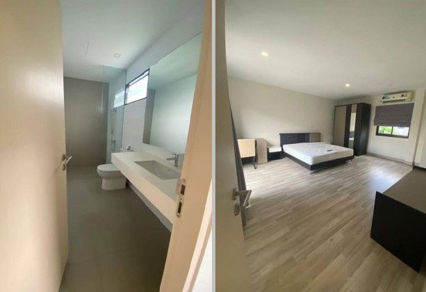 รูป ให้เช่าทาวน์โฮม 3 ชั้น หมู่บ้าน Villa Albero ซอยกรุงเทพกรีฑา 15/1 เฟอร์นิเจอร์ครบ อยู่อาศัยเท่านั้น ไม่จดบริษัท เลี้ยงหมาได้ (แมวไม่เอา) - รูปที่ 12/12