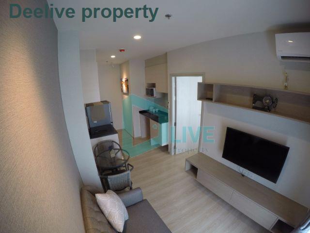 รูป DL013185 ให้เช่าคอนโด โนเบิล รีวอลฟ์ รัชดา 2 (Noble Revolve Ratchada 2) ใกล้ MRT ศูนย์วัฒนธรรม พร้อมเข้าอยู่ โทรด่วน 0614453194 LineID @162cjixi - รูปที่ 2/8