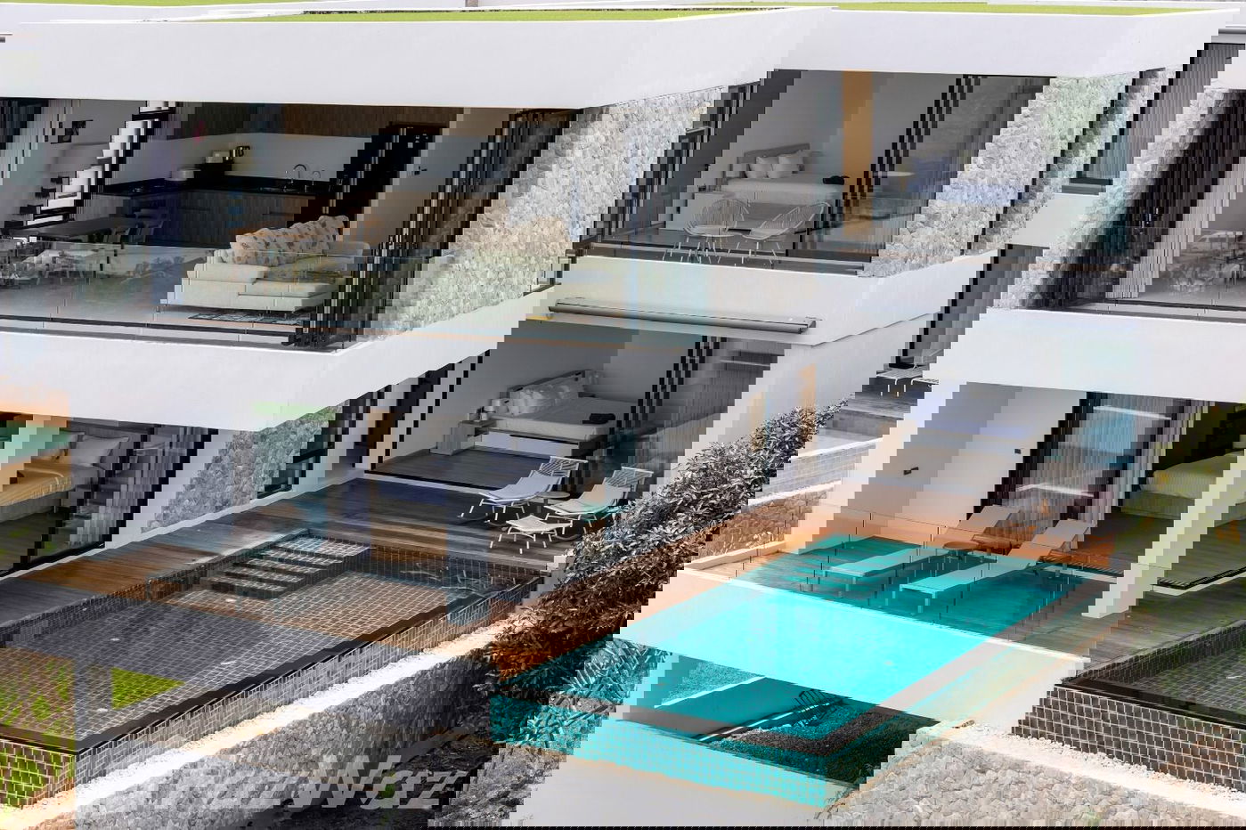 picture ð Modern 4-Bedroom Pool Villa for Rent & Sale â Partial Sea 5596317 - 6/16