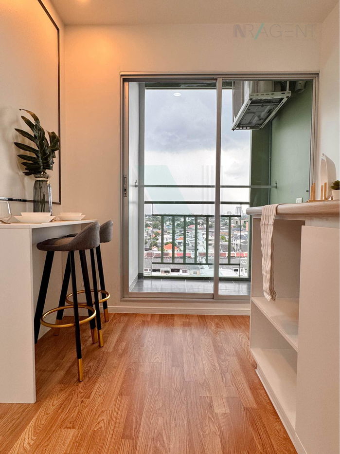 รูป 🚩 ขายคอนโด ลุมพินี พาร์ค นวมินทร์-ศรีบูรพา อาคาร 1 ชั้น 10 1 ห้องนอน ขนาด 22 ตรม ใกล้ ตลาดอินทรารักษ์ - รูปที่ 7/8