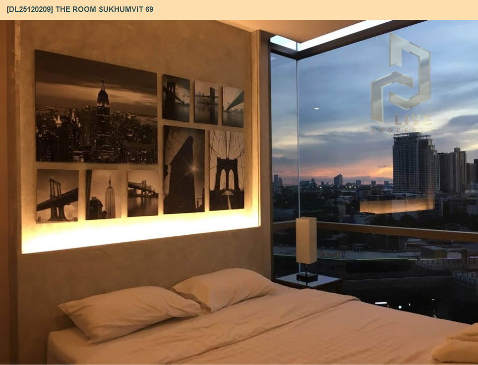 รูป DL25120209 ให้เช่าคอนโด เดอะ รูม สุขุมวิท 69 (The Room Sukhumvit 69) ใกล้ BTS พระโขนง พร้อมเข้าอยู่ โทรด่วน 0638692663 LineID @897iyzll - รูปที่ 2/9