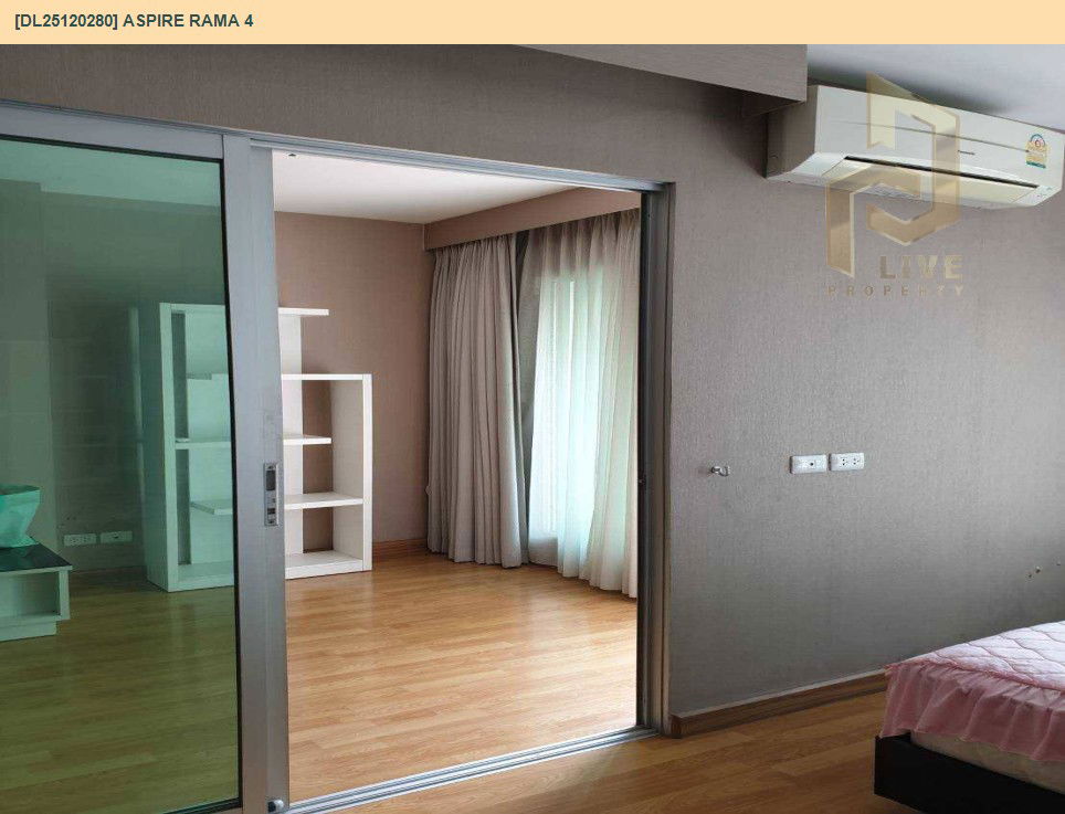 รูป DL25120280 ให้เช่าคอนโด แอสปาย พระราม 4 (Aspire Rama 4) ใกล้ BTS เอกมัย พร้อมเข้าอยู่ โทรด่วน 0653619502 LineID @534wlwof - รูปที่ 7/9