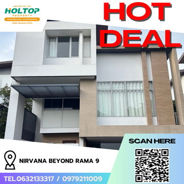 #R8097 🎉 091268 House for rent, Nirvana Beyond Rama 9