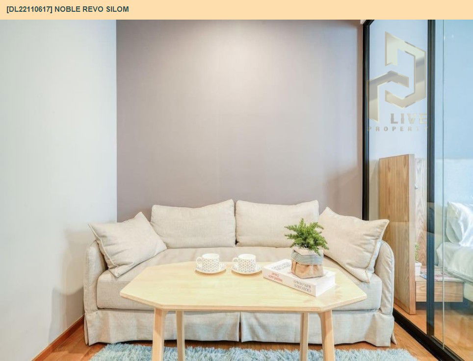 picture DL22110617 Condo for rent, Noble Revo Silom near BTS Surasak, ready to move in, call urgently 0638692663 LineID @534wlwof - 6/14