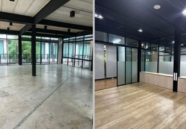 รูป ให้เช่าอาคารสำนักงาน ซอยลาซาล บางนา พื้นที่ใช้สอย 1,107 ตารางเมตร / แอร์ 25 เครื่อง / จอดรถ 10 คัน - รูปที่ 12/13