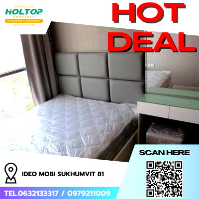 Condos for rent : #R8094 🎉 091268 Condo for rent: Ideo Mobi Sukhumvit 81