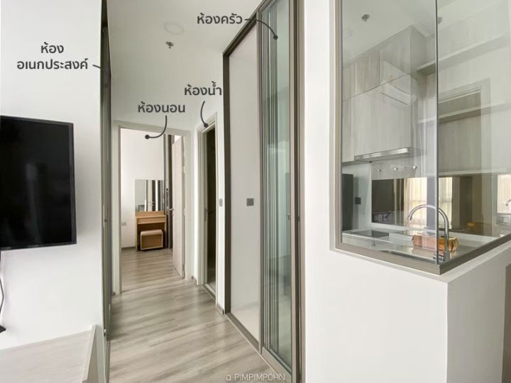 รูป ให้เช่า คอนโด มิติ ชีวา สเตชั่น ห้องสวย 1 ห้องนอน 34 ตรม. ชั้น 12A มีเครื่องซักผ้า ของครบ เพียง 20,000 บาท - รูปที่ 7/13