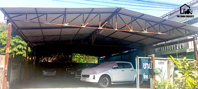 ที่ดิน ถนนแพรกษา  : ที่ดิน​ พร้อมโกดัง​ หลังคาเต็มพื้นที่​เหมาะ​เป็นอู่ซ่อมรถ