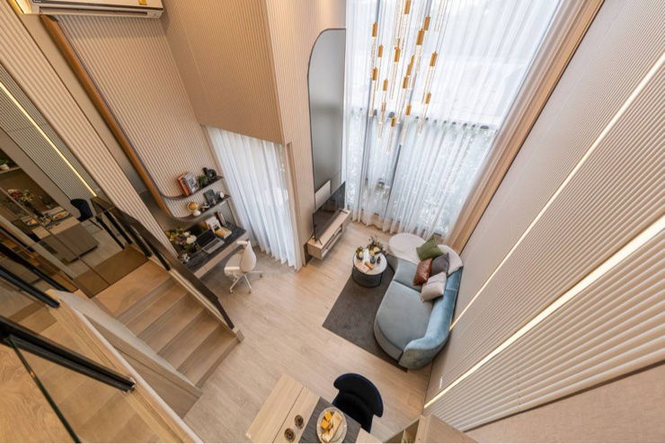 picture Best Price! 0 km. MRT New High Ceiling Duplex Condo for SALE near market, department store, hospital, school, and Siam university - 4/18