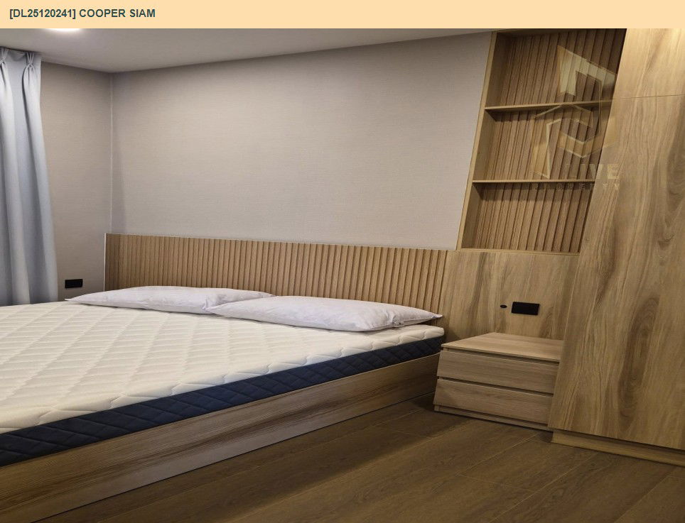 รูป DL25120241 ให้เช่าคอนโด คูเปอร์ สยาม (Cooper Siam) ใกล้ BTS สนามกีฬาแห่งชาติ พร้อมเข้าอยู่ โทรด่วน 0638692663 LineID @897iyzll - รูปที่ 3/8