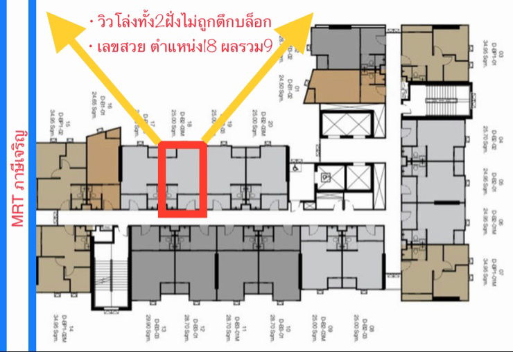 picture Best Price! 0 km. MRT New High Ceiling Duplex Condo for SALE near market, department store, hospital, school, and Siam university - 16/18