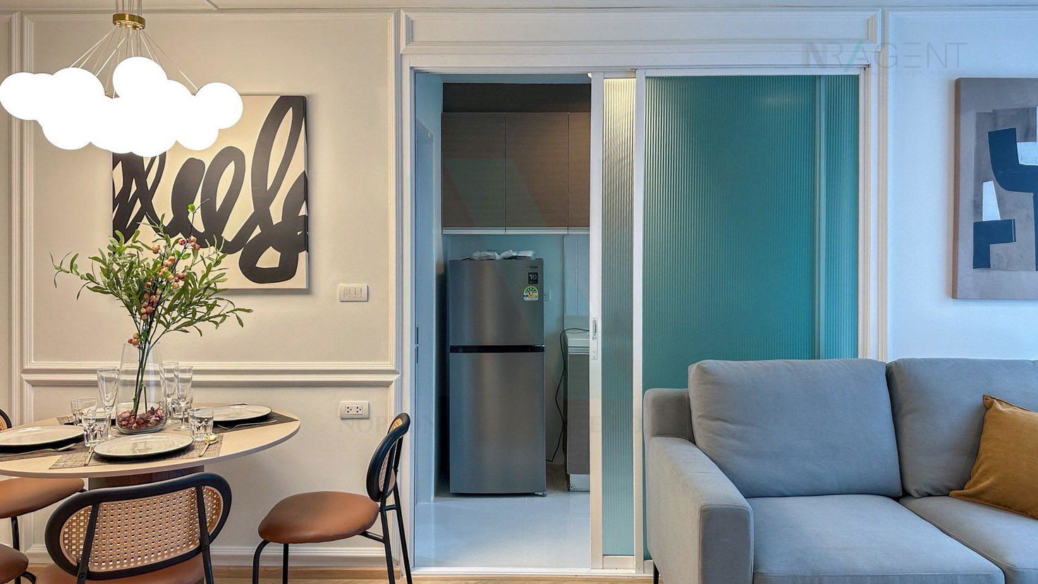 picture For Rent Condo CHATEAU IN TOWN PHAHOLYOTHIN 11 Building 1, Floor 6,2 bed room, Room size 44 sqm - 8/8