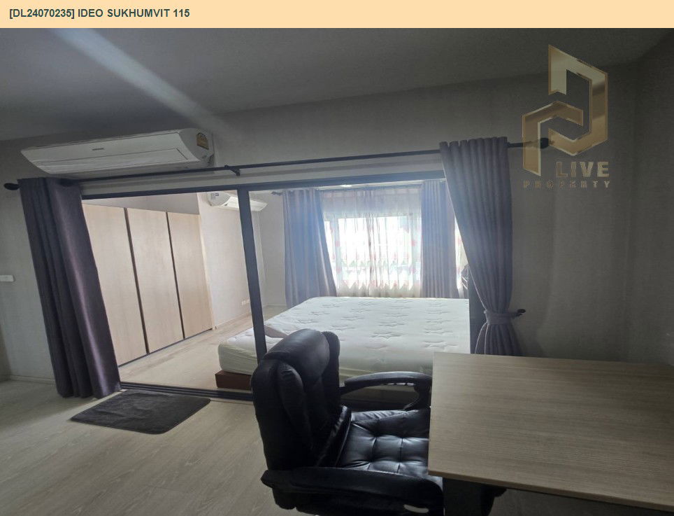 รูป DL24070235 ให้เช่าคอนโด ไอดีโอ สุขุมวิท 115 (IDEO Sukhumvit 115 ) ใกล้ BTS ปู่เจ้า พร้อมเข้าอยู่ โทรด่วน 0638692663 LineID @897iyzll - รูปที่ 9/10