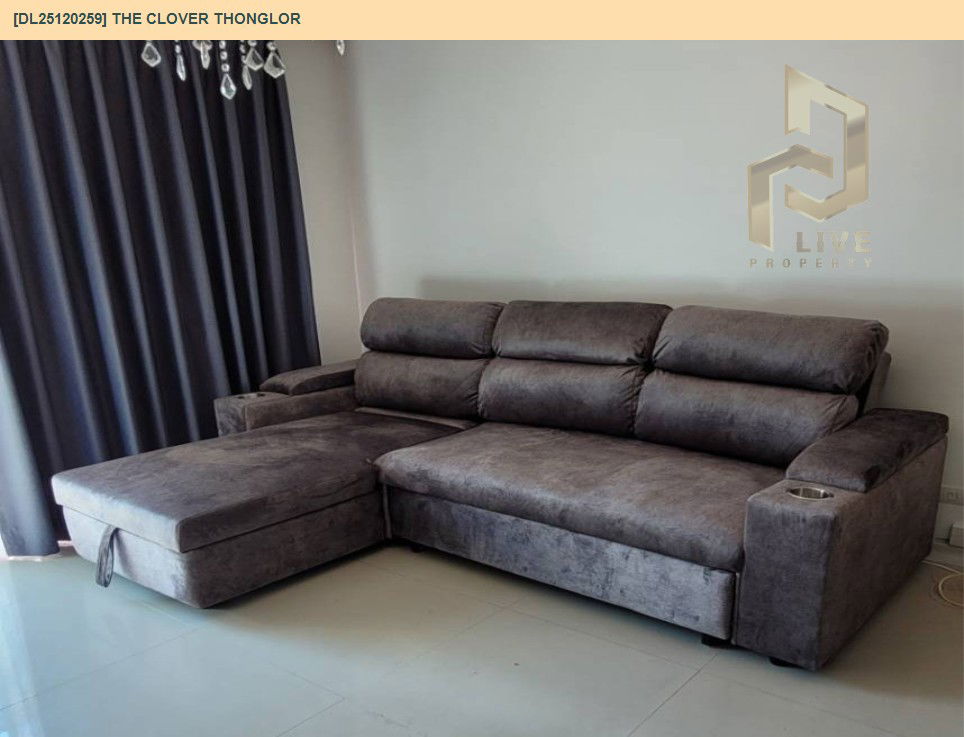 picture DL25120259 Condo for rent, The Clover Thonglor near BTS Thong Lo, ready to move in, call urgently 0638692663 LineID @534wlwof - 2/6