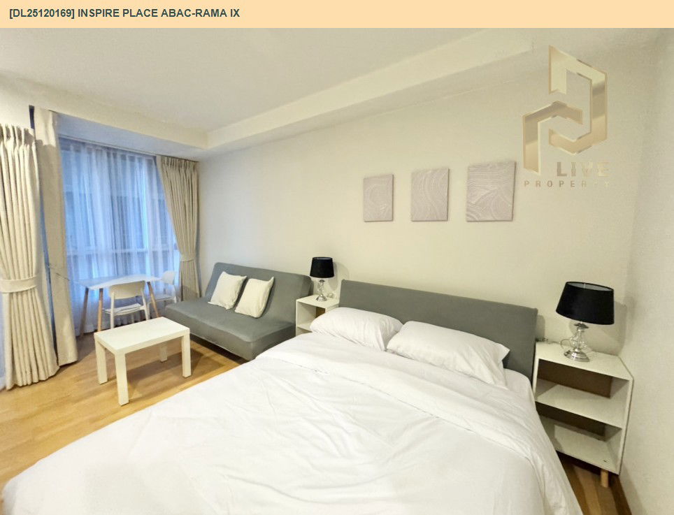 picture DL25120169 Condo for rent, Inspire Place ABAC-Rama IX near -, ready to move in, call urgently 0638692663 LineID @897iyzll - 3/8
